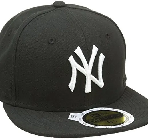 New Era Kids League Basic 59Fifty Snapback York Yankees, cap Unisex Bambini, Multicolor, 6...