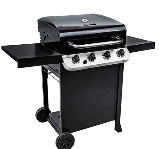 Char-Broil New Convective Series 410B - Grill Barbecue a Gas a 4 Fuochi, Finitura Nera.