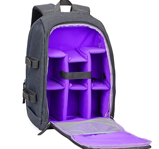 Selighting Zaino per Fotocamera Professionale, Borsa Foto Impermeabile Porta Reflex Laptop...