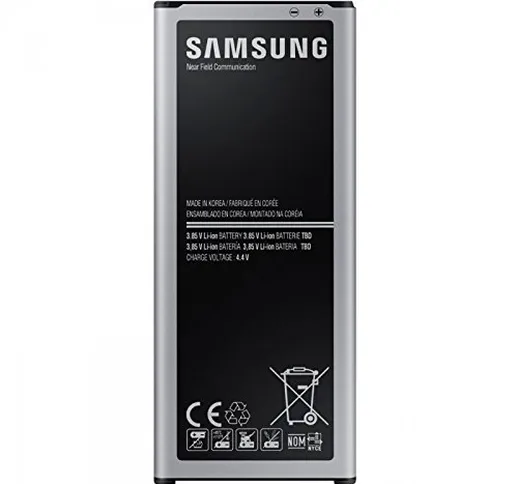 Batteria agli ioni di litio per Samsung Galaxy Note 4, N910F, 3220 mAh, accessorio origina...