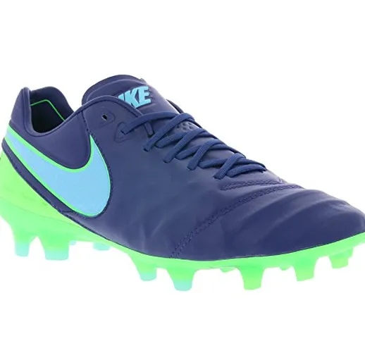 Nike Tiempo Legend VI FG 819177-443 scarpe da calcio Blu, Taglia: 41 EU