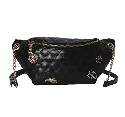 Mdsfe Moda Donna Borse a Tracolla Borsa in Pelle PU Nuovo Stile Borsa a Tracolla Monospall...