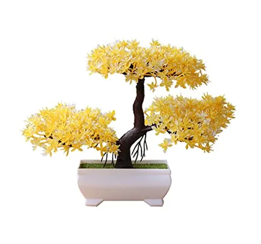 Simulazione di bonsai di pino Pianta artificiale in vaso Ornamento Decorazioni per la casa...