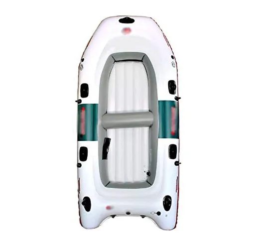BZLLW Kayak Gonfiabile, Tender all'aperto Confortevole Kayak, Tempo Libero Pieghevole Barc...