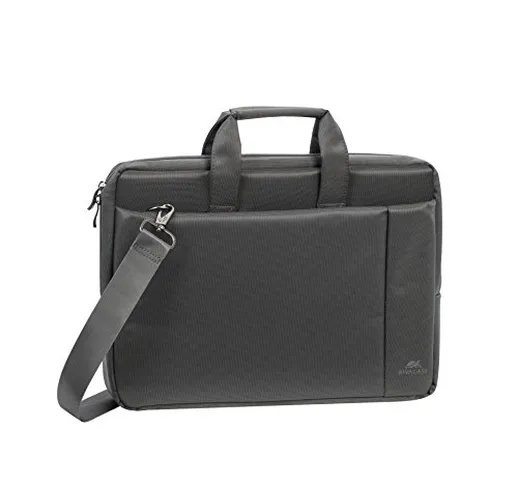 RivaCase 8231 Laptop Bag 15.6", Borsa per Laptop Fino a 15.6", Grigio