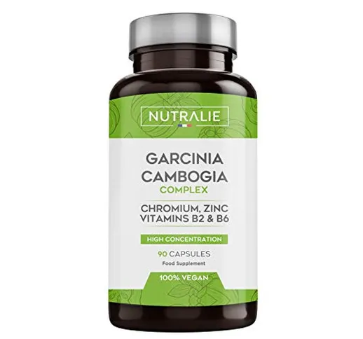 Garcinia Cambogia | Pura e Extra Forte 60% HCA | Brucia Grassi Naturale | 90 Capsule Vegan...