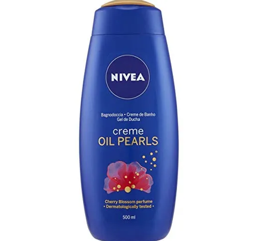 Nivea Oil Pearls Fiori Ciliegio Gel Doccia Unisex - 500 Ml