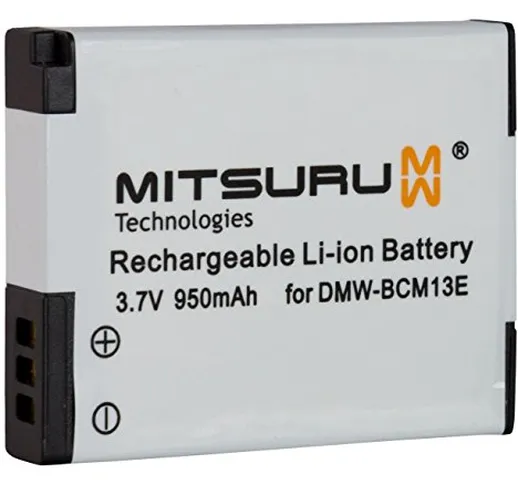 Mitsuru Batteria Compatibile con Panasonic DMW-BCM13 DMW-BCM13E DMW-BCM13PP. adatta a Pana...