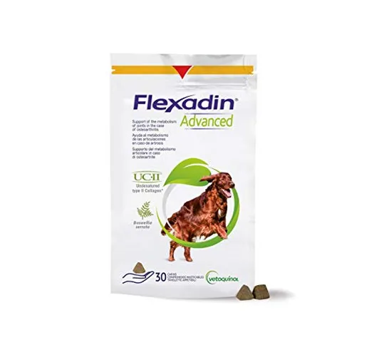 Flexadin Advanced Mangime Complementare Per Cani - 30 Tavolette Appetibili - 150 gr