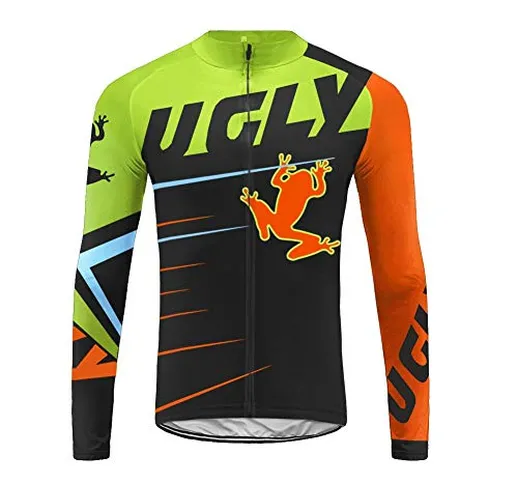 Uglyfrog Termico Invernale Uomini Insieme Sport all'Aria Aperta Usura Manica Lunga Magliet...