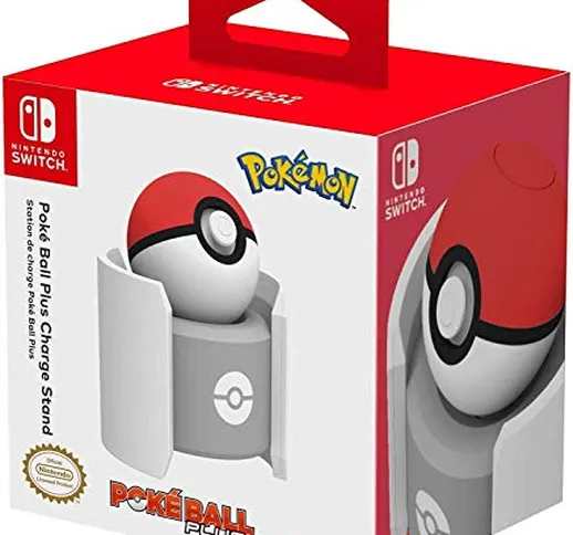 Hori Stand di ricarica per Poké Ball Plus - Ufficiale Nintendo e Pokémon - Nintendo Switch