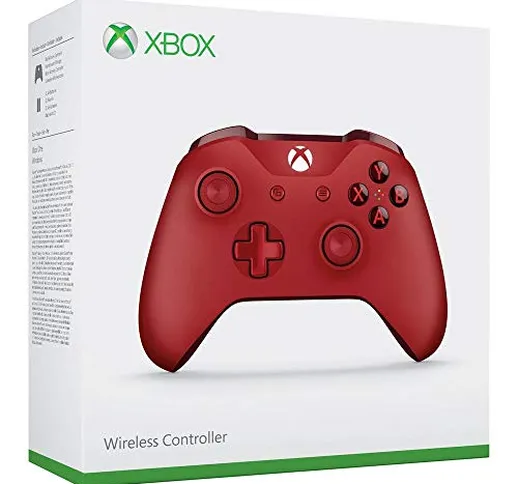 Microsoft Xbox One, Controller Wireless, Rosso