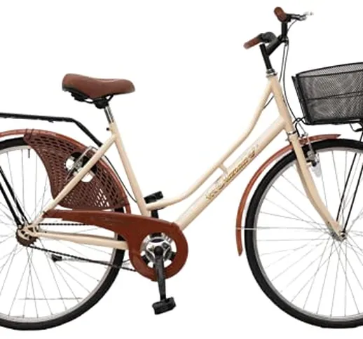 Bicicletta Donna da Passeggio Olanda Misura 26 Bici da città Vintage retrò con Cestino Bei...