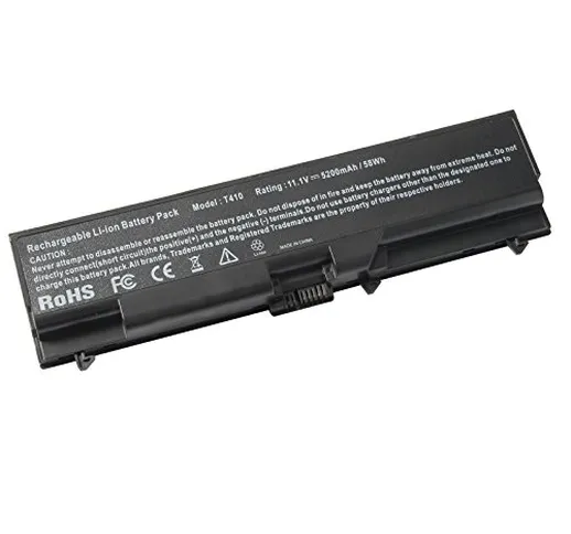 ASUNCELL Batteria del computer portatile per Lenovo ThinkPad 14" 15" Series ThinkPad Edge...