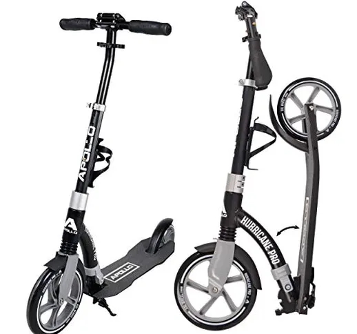 Apollo Monopattino Scooter - Hurricane City-Scooter, 230mm Giant XXL Wheel con Sospensione...