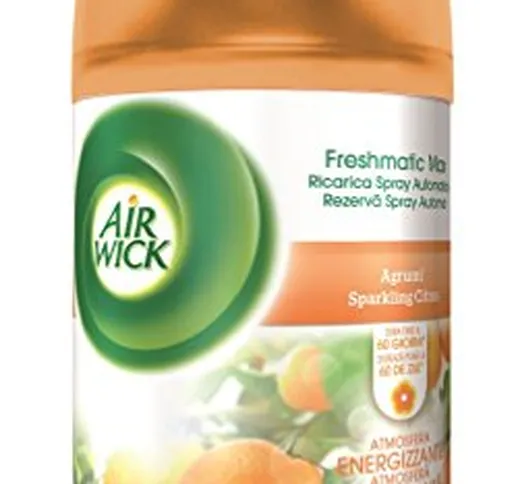 Air Wick Fresh Matic Ricarica Spray Automatico, Agrumi, 250ml