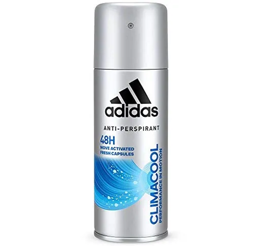 Adidas, Climacool Deodorante Spray Uomo, 48 Ore di Freschezza, 150 ml