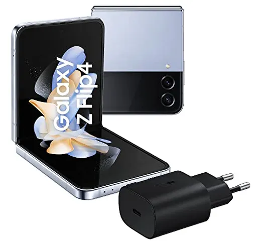 SAMSUNG Galaxy Z Flip4 Smartphone 5G, Sbloccato, Caricatore incluso, Sim Free Android Tele...