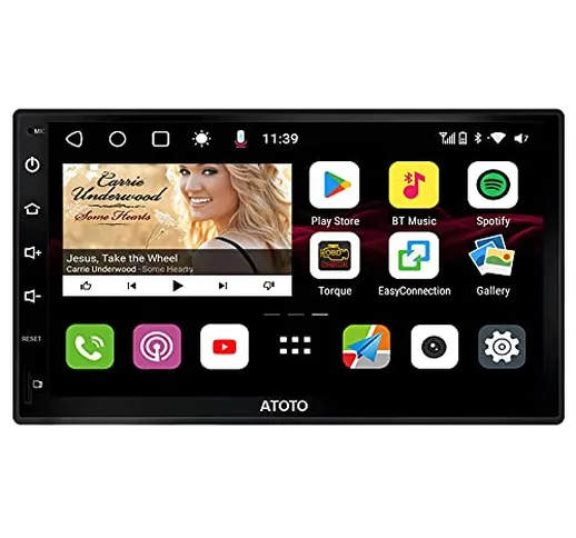 [Nuovo] ATOTO S8 Premium Android Autoradio, Wireless CarPlay e Android Auto, Display QLED...