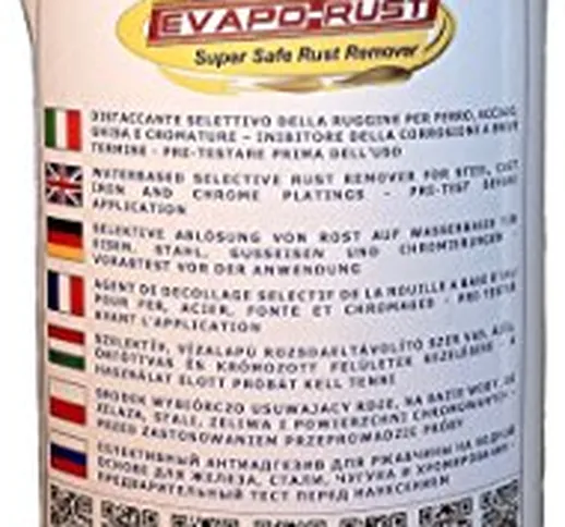 EVAPO-RUST® - 1 Lt. - Distaccante selettivo della ruggine a base acqua per ferro, acciaio,...