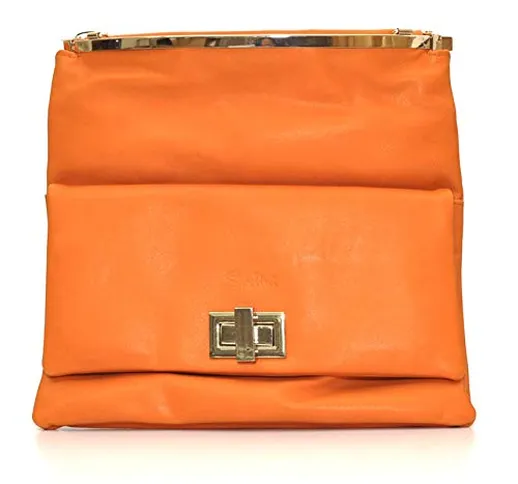 Sodini Borsa colore arancio - art. B20011L (Dimensioni 29x28x5 cm)