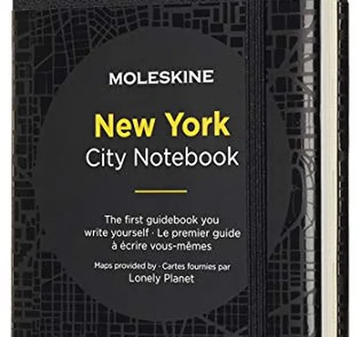 Moleskine City Notebooks New York con Pagina Bianca e Righe, Taccuino con Copertina Rigida...