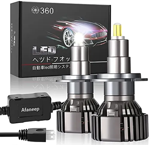 Lampadine H7 LED, 80W 16000LM Fari Abbaglianti o Anabbaglianti per Auto Kit - 36 SMD 360°...