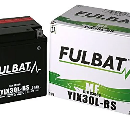 Batteria FULBAT AGM YIX30L-BS 12V 30Ah 385A Lunghezza: 165 x Larghezza: 125 x Altezza 175...