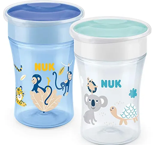 NUK Magic Cup tazza biberon | Bordo anti-rovesciamento a 360° | 8+ mesi | Senza BPA | 230...