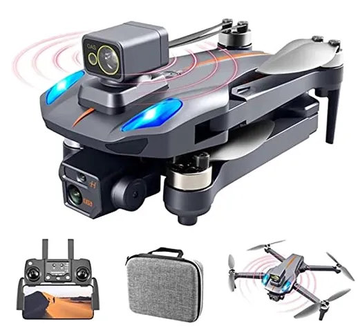 Yuechuxiao Drone Professionale K911 Max Doppia Fotocamera HD 8K Drone GPS Wi-Fi 5G 360 Evi...