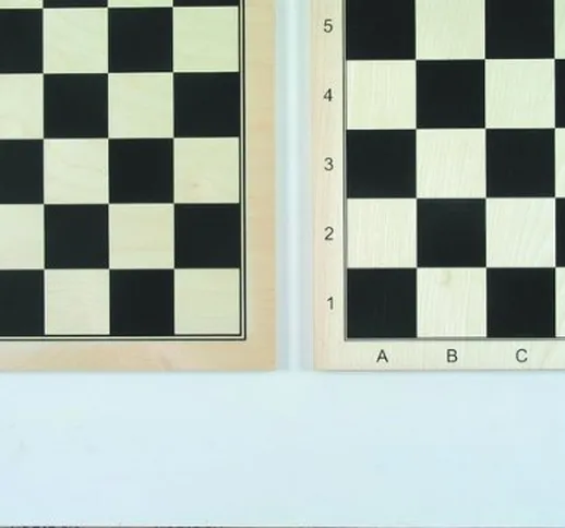 Weible Giochi 02095 - Scacchiera Fatta di Acero, 50 x 50 cm