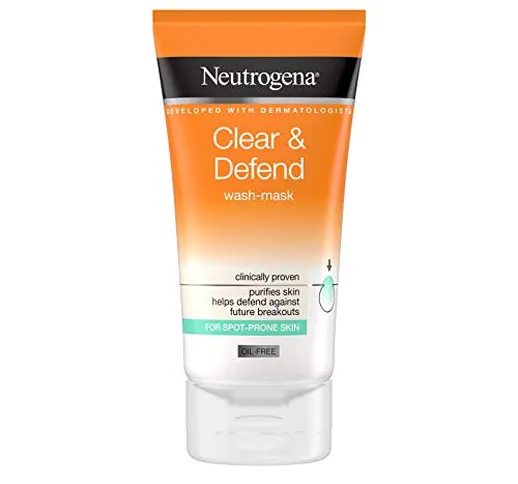 Neutrogena Clear & Defend - Maschera per lavaggio da 150 ml