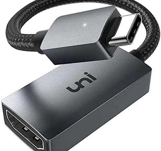 Adattatore USB C a HDMI, uni adattatore da USB Tipo C a HDMI (compatibile con Thunderbolt...