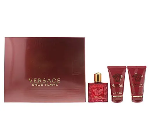 Versace Eros Flame Lote 3 Pz - 100 ml