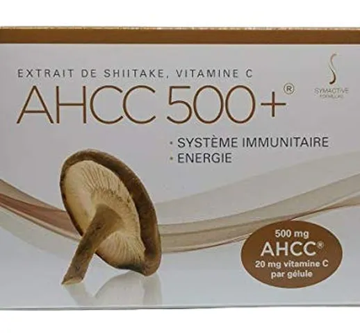 VF BioScience Symactive AHCC 500+, 764 mg (inclusi 500 mg di AHCC e 20 mg di vitamina C),...