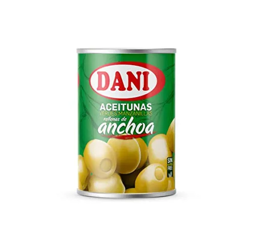 Dani - Olive farcite con acciughe, 12 x 280 gr