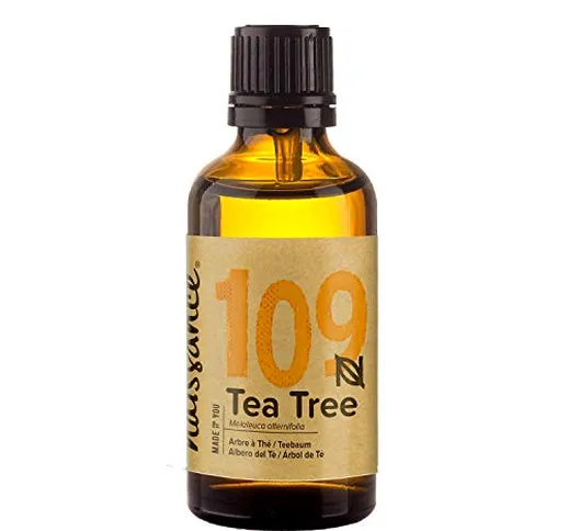 Naissance Olio Essenziale di Tea Tree (Albero del Tè) 50ml - Puro, Naturale, Cruelty Free,...