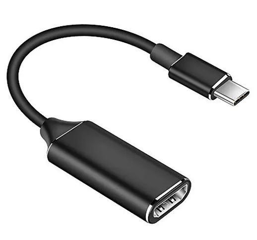 Adattatore da USB C a HDMI 4K, compatibile con Thunderbolt 3, uscita audio video per MacBo...