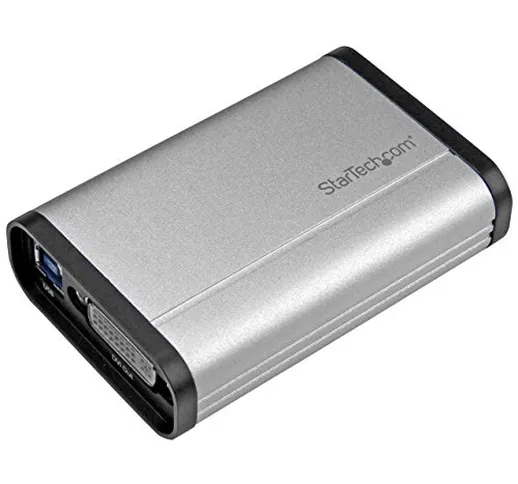 StarTech.com Scheda Acquisizione Video USB 3.0 a DVI, 1080p 60 fps, Dispositivo Cattura Vi...