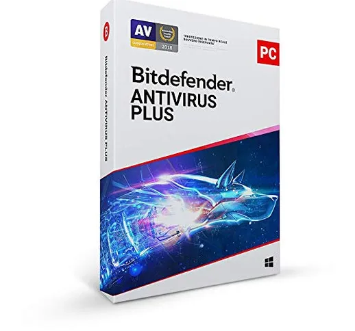 Bitdefender Antivirus plus 2022 | 1 dispositivo | 1 anno | PC | IT