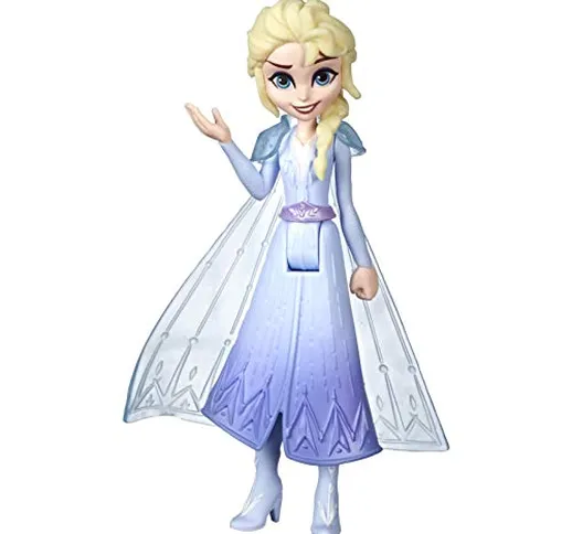Disney Frozen 2 - Elsa (Bambola con Mantello Rimovibile, Ispirata al Film Disney Frozen 2)