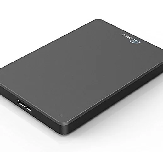 Sonnics 160GB grigio hard disk esterno portatile USB 3.0 Super velocità di trasferimento p...