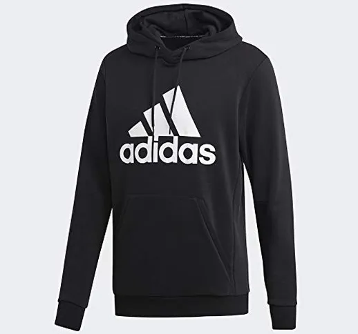 Adidas MH Bos Po Ft, Sweatshirts Uomo, Black/White, 2XL