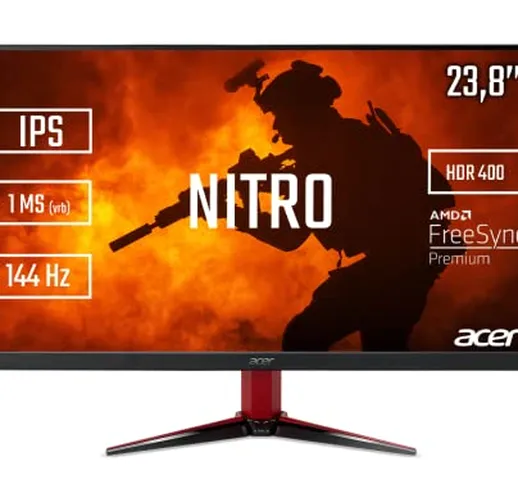 Acer VG242YP 60cm (23,8") FHD Gaming-Monitor HDMI/DP 165Hz 0,5ms FreeSync HDR