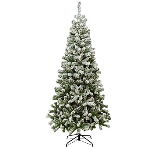Joy Christmas Albero di Natale INNEVATO 210 cm Abete Ecologico 47503