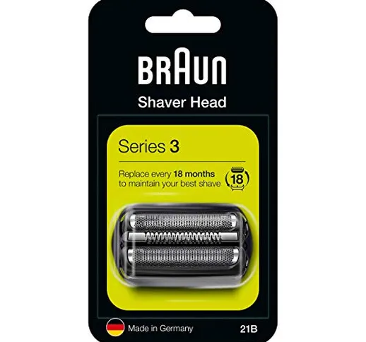 Braun Series 3, Rasoio Elettrico Barba, Testina di Ricambio, Compatibile Con I Rasoi Serie...