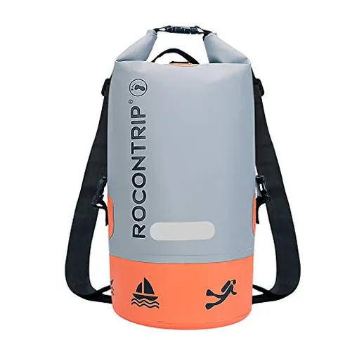 ROCONTRIP Borsa Impermeabile Premium, Sacco con Tracolla Regolabile Lunga Inclusa, Perfett...