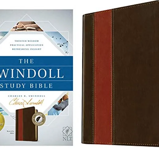 The Swindoll Study Bible: New Living Translation, Brown & Tan, Tutone