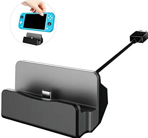 DALV Nintendo Switch TV Docking Station, Switch Dock di ricarica Mini portatile, Switch co...