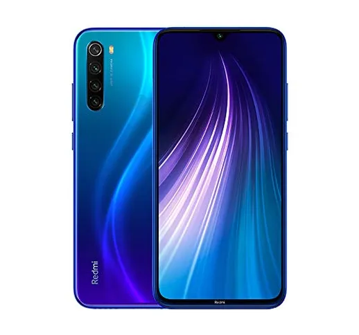 Xiaomi Redmi Note 8 Smartphone,4GB 128GB Mobilephone,Schermo intero da 6,3",processore Oct...